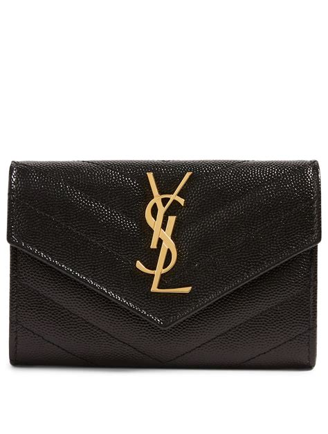 ysl monogram canvas|ysl monogram quilted wallet.